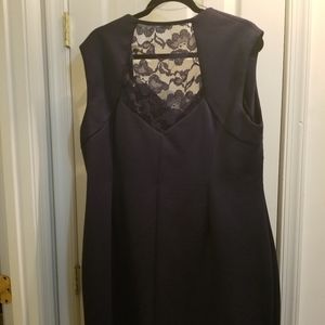 Navy Blue dress with lace(All dresses 2/$15)